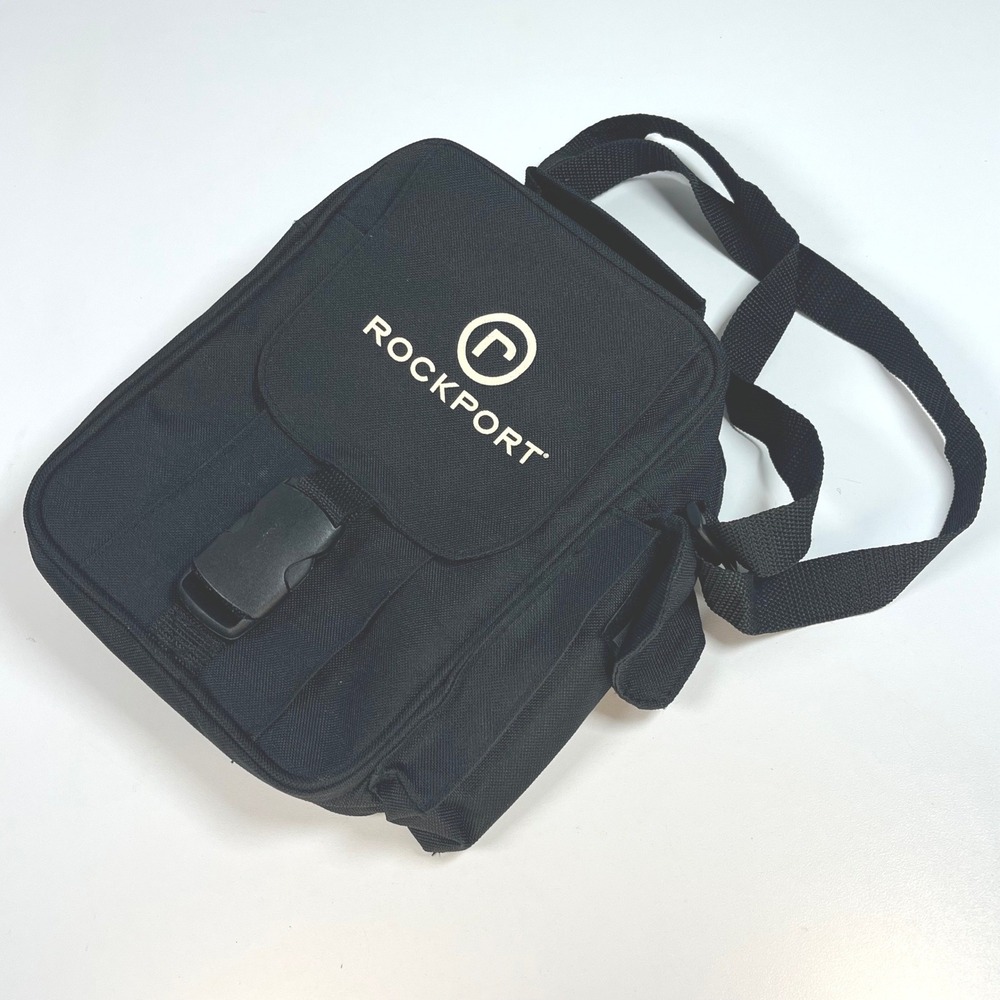 Rockport Crossbody Bag Black‎ Small Canvas Utility Messenger